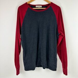 J.Crew Women’s Vintage Ringer Jersey Long Sleeve T-Shirt. Size M